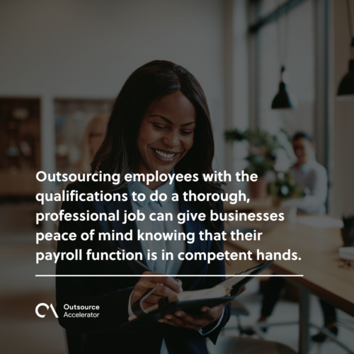 Focus on core business with outsourced payroll services