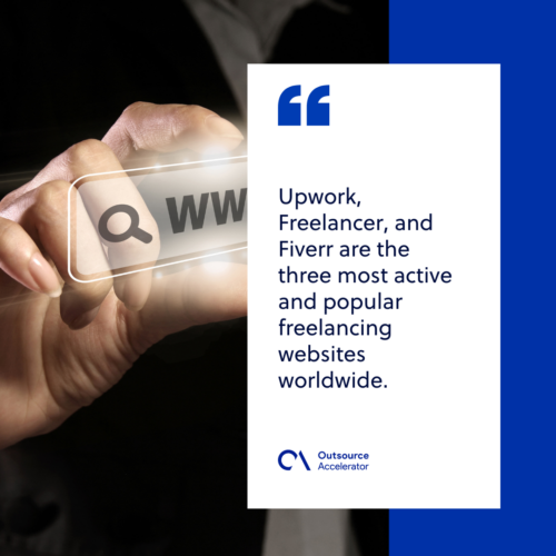 Top 3 outsourcing websites compared Upwork vs Fiverr vs Freelancer