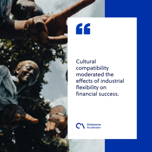 Cultural compatibility definition in outsourcing