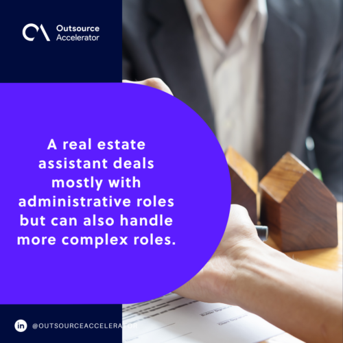 What is a real estate assistant