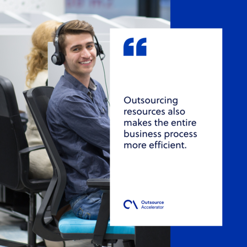 Outsourcing allows you to focus on core competencies