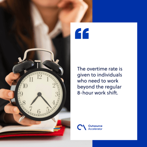 Overtime pay rates in the Philippines