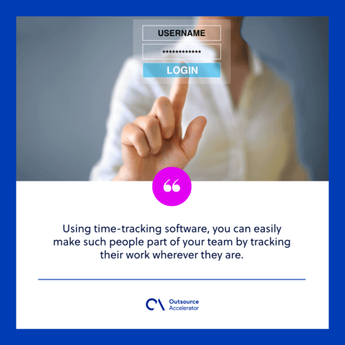 Flexible business model with time tracking software
