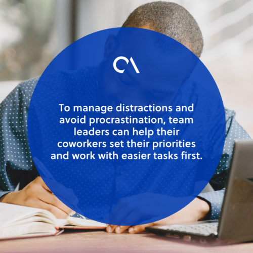 Manage distractions
