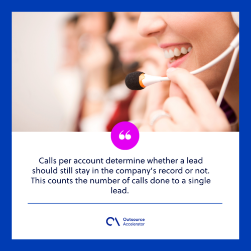 Calls per account