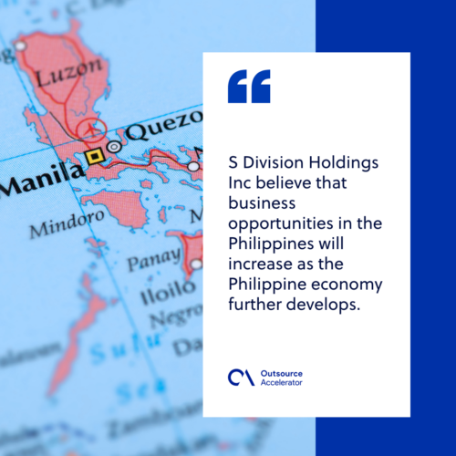 How do you see the investment outlook for the Philippines 10 years from now