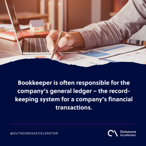 What do bookkeepers do