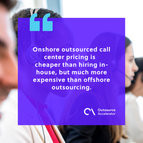 Outsourced call center pricing How much does it cost