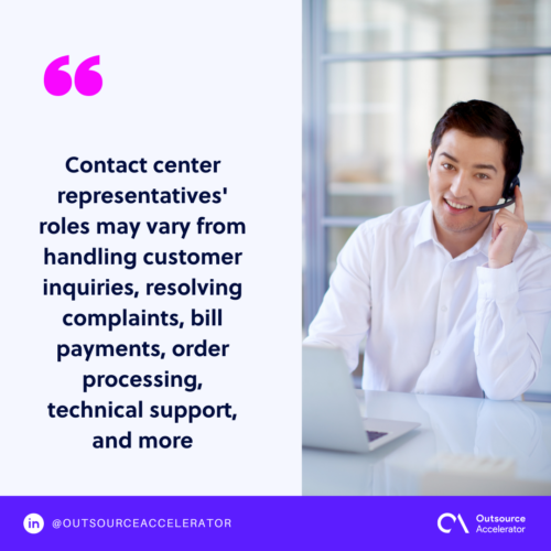 What is a contact center professional