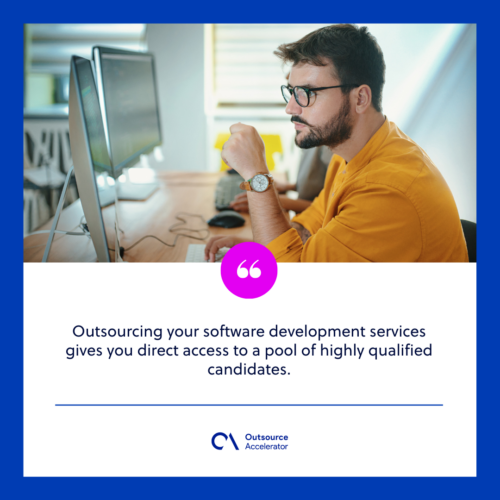 Why outsource software development services