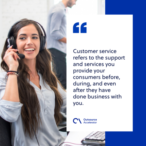 How customer service works