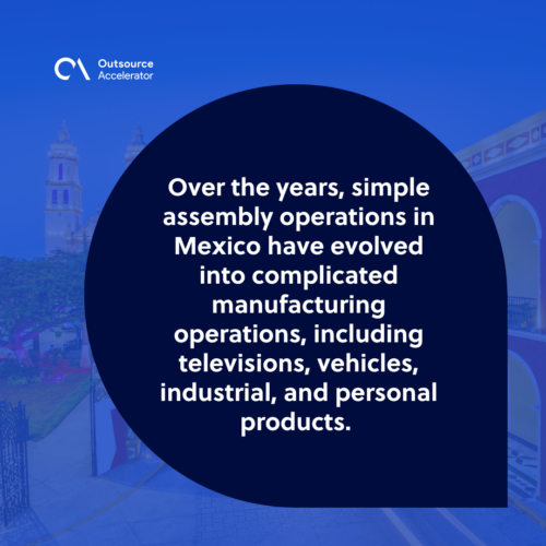 History of outsourcing in Mexico