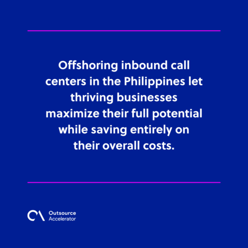 Leading call center outsourcing cities in the Philippines