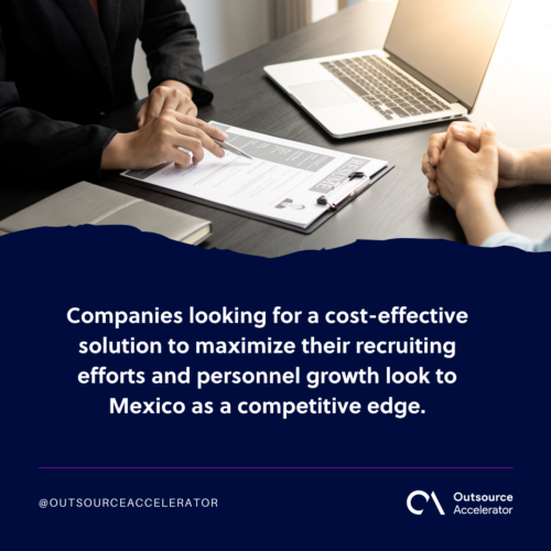 Services you can outsource to Mexico