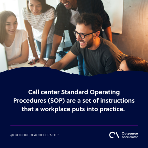 Defining call center standard operating procedures