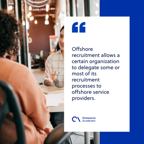 How does offshore recruitment work
