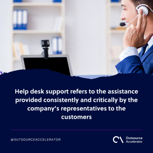 What is a help desk