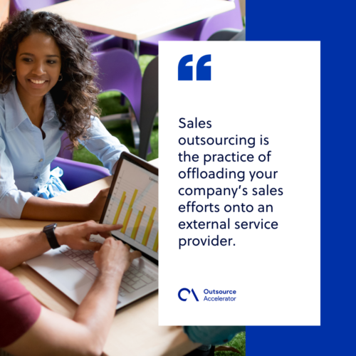 What is sales outsourcing