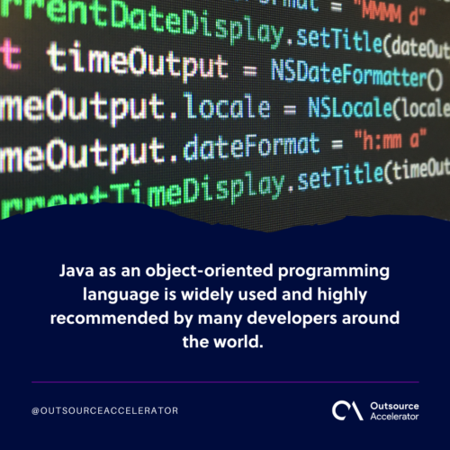 Are you familiar with java outsourcing