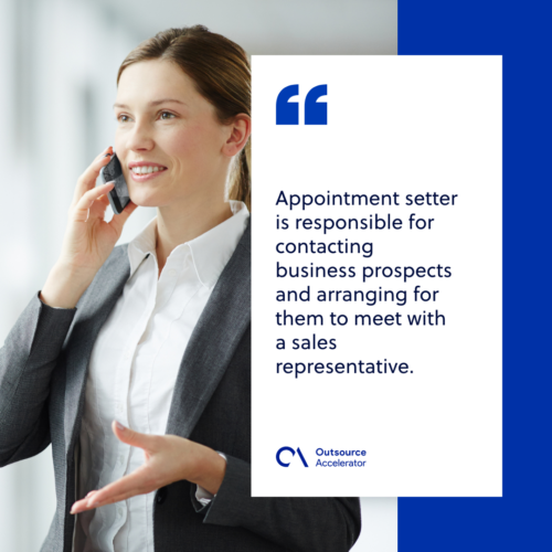 The role of an appointment setter