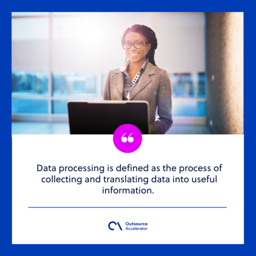 What is business data processing