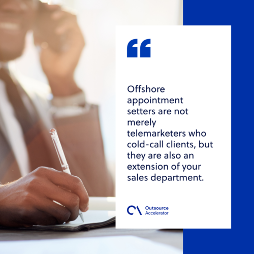 Why outsource appointment setting professionals