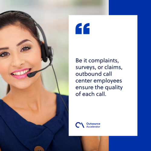 What are outbound call center services
