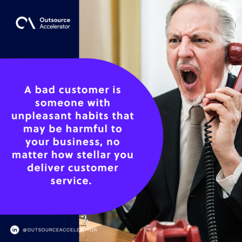 What is a bad customer