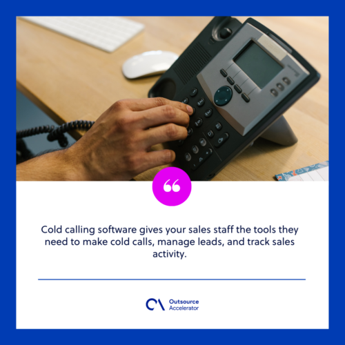 What is cold calling