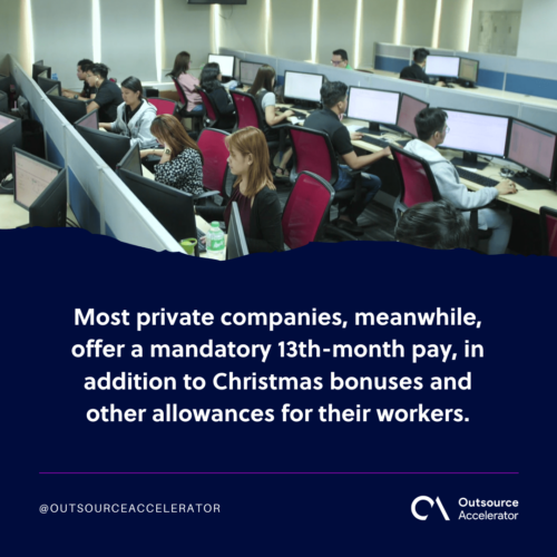 How the average salary in the Philippines changes
