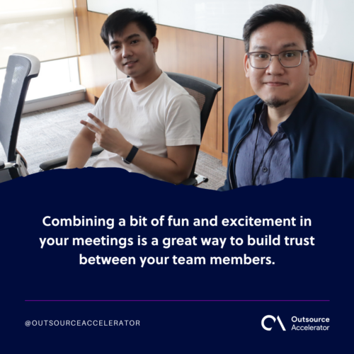 Fun meeting ideas to encourage a good working environment