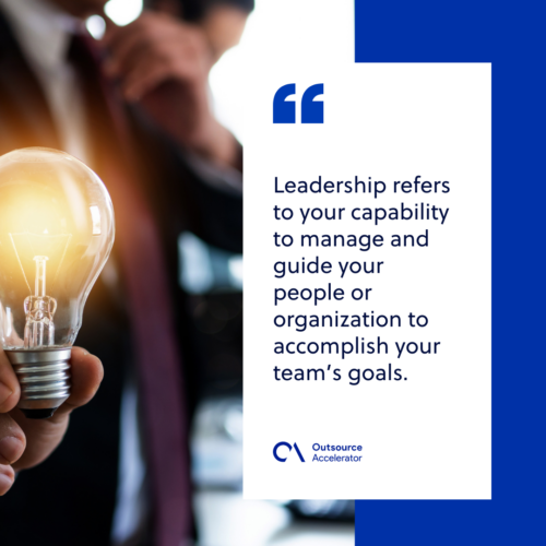 What defines a leadership trait