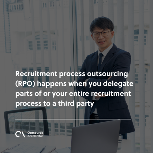 What is involved in recruitment process outsourcing