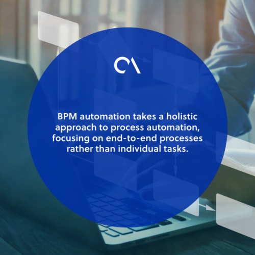 BPM automation vs robotic process automation
