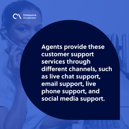 Customer support outsourcing services