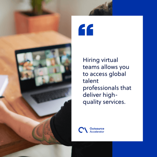 Access to global talent pool