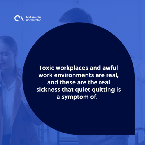 The impact of quiet quitting on work