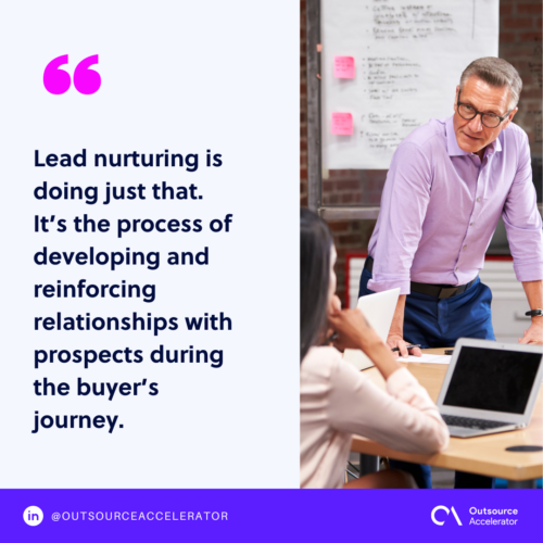 What is lead nurturing