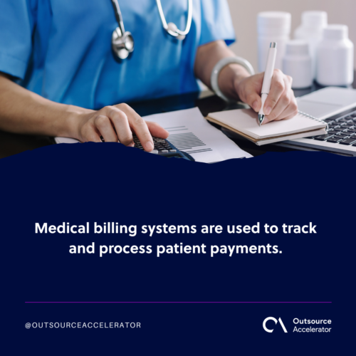 3 main types of medical billing systems