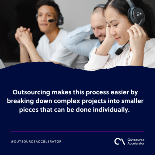 How outsourcing leads to improved workflow efficiency