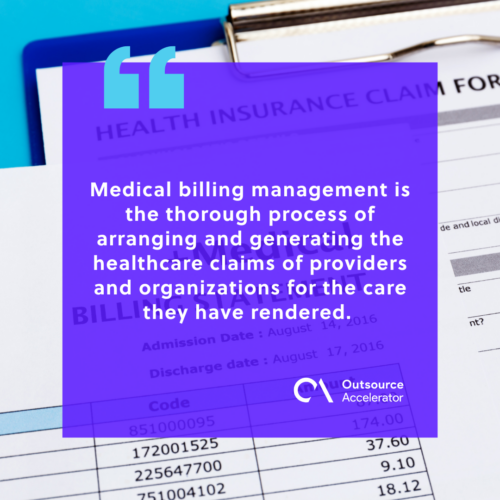 What is medical billing management