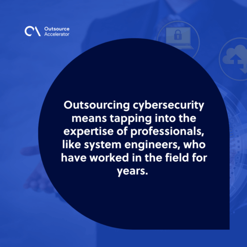 Benefits of outsourcing cybersecurity