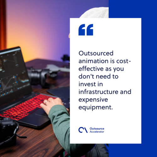 Key benefits of outsourced animation