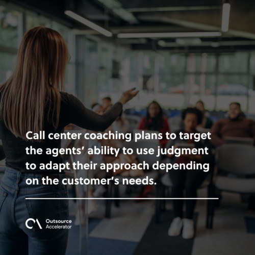 what is call center coaching