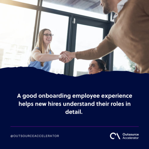 Key stages of the employee experience