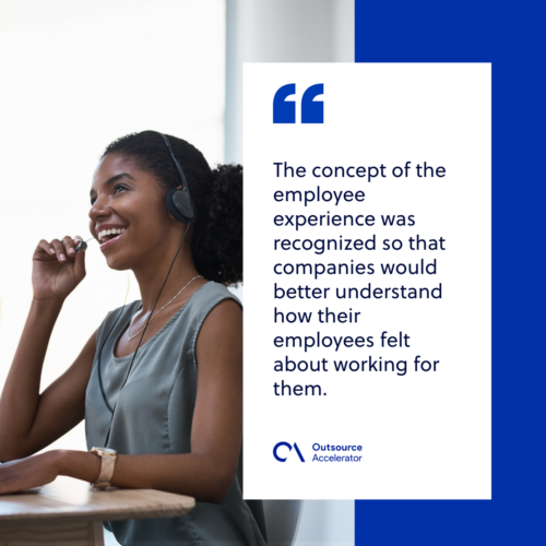 What is employee experience?