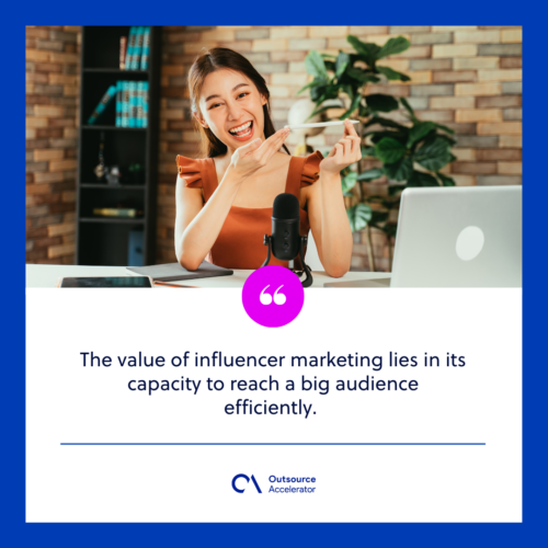 What is the value of influencer marketing