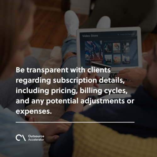Best practices for subscription management