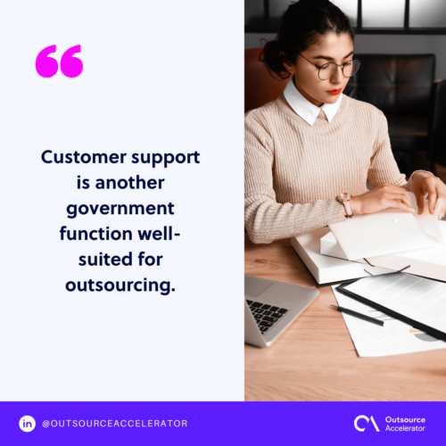 Roles fit for government outsourcing