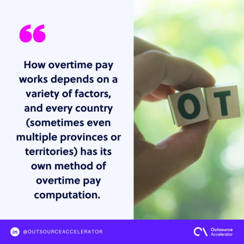 What is overtime pay?